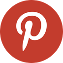pinterest, Social, social media, Logo Firebrick icon