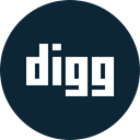 Digg, social media, Social, Logo DarkSlateGray icon