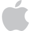 Logo, Mobile, Apple Silver icon