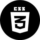 css3 Black icon