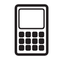 calculator, calculation, numbers Black icon