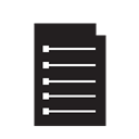 Text, File, Reports, report, document, documents, files Black icon