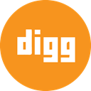 Digg DarkOrange icon