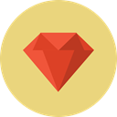 Expensive, Stone, diamond, jewel, value, gem, gemstone, precious, ruby Khaki icon