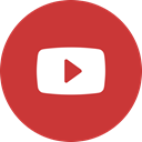 Circle, youtube Firebrick icon