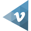 Vimeo Black icon