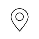 pin, location, Map Black icon