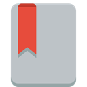 File, bookmark Silver icon