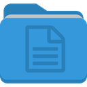 Folder, document DodgerBlue icon