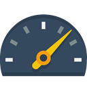 Tachometer DarkSlateGray icon