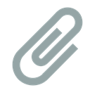 Paperclip DarkGray icon