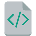 Code, File Silver icon