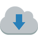 Down, Cloud Silver icon