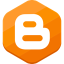 blogger, social network DarkOrange icon