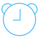reminder, Clock, time Black icon