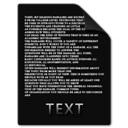 File, Text Black icon
