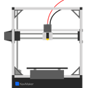3d print, printer, navimaker, machine Black icon