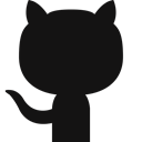 Hub, Github, Git Black icon