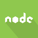 Library, web, js, nodejs, long shadow, Javascrpt YellowGreen icon