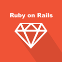 web, web technology, ruby, rails, long shadow, Back-end, programming language Tomato icon