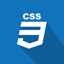 web, Css, long shadow, web technology, front-end DarkCyan icon