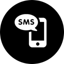 phone, Calling, screen, Mobile, Keys, texting, sms, mobile phone Black icon