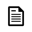 document, Page, File, paper Black icon