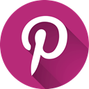 Social, pinterest MediumVioletRed icon