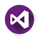 windows, studio, visual, microsoft Purple icon
