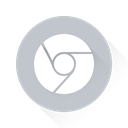 chrome, google Silver icon
