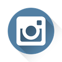 Instagram, Camera SteelBlue icon