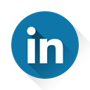 linked, Linkedin, In DarkCyan icon