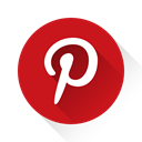 P, pinterest Firebrick icon