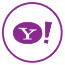 yahoo Black icon