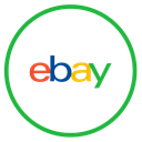 Ebay Black icon