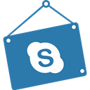 Skype SteelBlue icon