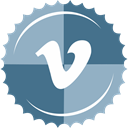 Vimeo SteelBlue icon