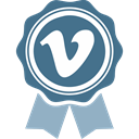 Vimeo SteelBlue icon