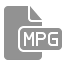 document, mpg, File LightSlateGray icon