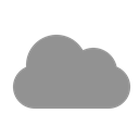 Cloud LightSlateGray icon