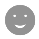 grinning, Face LightSlateGray icon