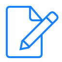 document, Edit Black icon