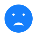 sad, Face DodgerBlue icon