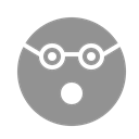 Face, flashed, Glasses LightSlateGray icon