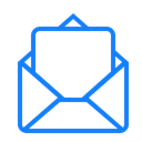 mail, envelope, open Black icon