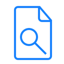 document, search Black icon