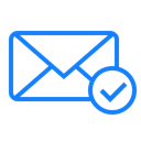 mail, Checked Black icon