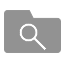 Folder, search LightSlateGray icon