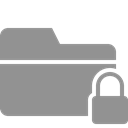 locked, Folder LightSlateGray icon