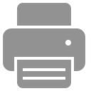 Text, printer LightSlateGray icon